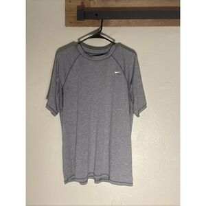 Nike Dri-Fit Standard Fit Performance Tee T-shirt Mens XL Gray Athletic Cooling